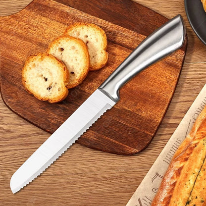 WXCOO All Steel Kitchen Knife Set Bread Cutting Professional 7inch Santoku Meat Cleaver Boning Knife Kitchen Accessories