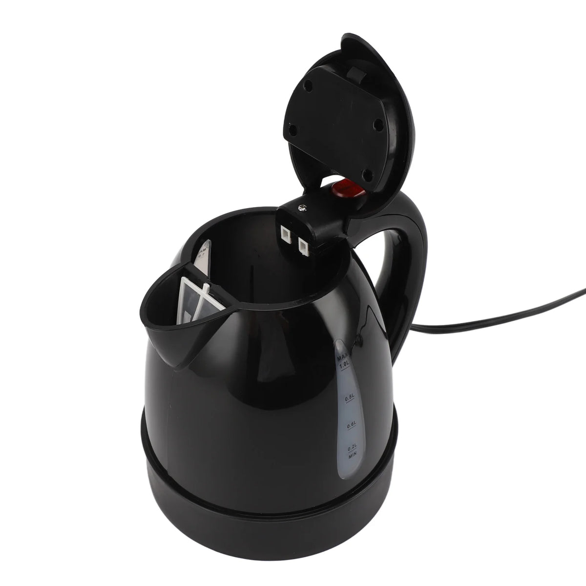 250W Portable Car Electric Kettle with Cigarette Lighter Road Trip 24V Truck Heated Water Tea Coffee Kettle Auto Shut Off 1000ml