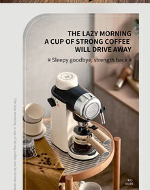 Espresso Coffee Machine with Steam Milk Frother, Semi-Automatic Coffee Maker 240ml 800W for Home Cappuccino Latte