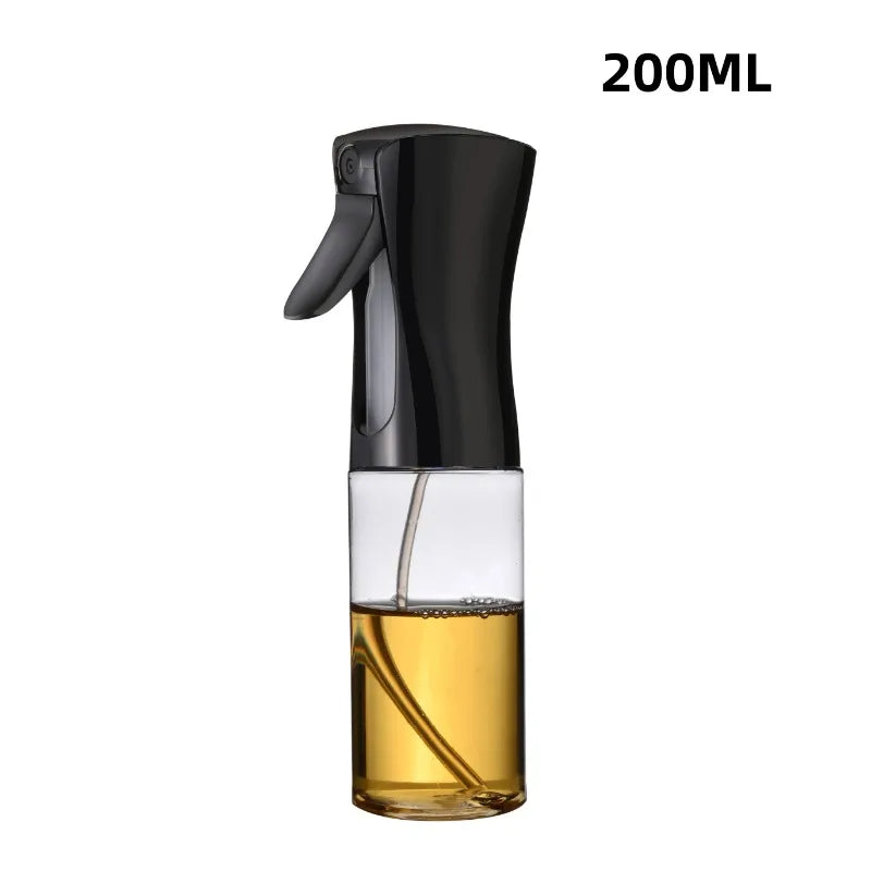 Oil Spray 470ml-2-in-1 Kitchen Oil Spray, Air Fryer, Salad, Vinegar and Kitchen Accessories Dispenser-Black
