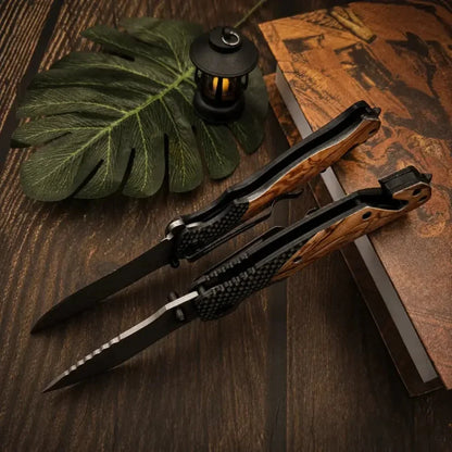 Household sharp multifunctional folding knife EDC pocket knife, suitable for outdoor camping and fishing emergency rescue knife
