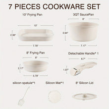 24pcs/7pcs/5pcs Cookware Set Non-Stick Pots & Pans Induction-Ready Kitchen Cookware Set Includes Skillet/Frying Pan/Soup Pot/Ste