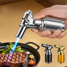 Butane Torch Gas Lighter Windproof Metal Inflatale Smoking Accessories and Outdoor Cigar Ignition Tool High Flame Flamethrower