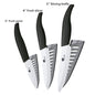 Ceramic Knives Set Kitchen knives 3 4 5 6 inch Chef knife +peeler with holder white zirconia blade Multi-color Handle