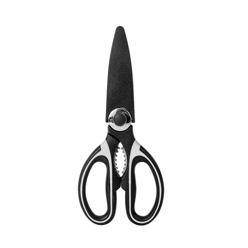 Multipurpose Stainless Steel Kitchen Scissors Heavy Duty Dishwasher Safe for Cutting Meat Poultry Fish and Opening Bottles
