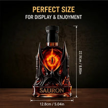 Fantasy Eye Whiskey Decanter Bottle – Gothic Style Glass Liquor Decanter for Bourbon Scotch, Unique Collectible Barware Gift