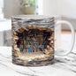 3D Library Book Mug Shelf Mug Creative Space Design Multi-Purpose Mug Coffee Cup Study Milk Cup Friends Birthday Gift Home Acces