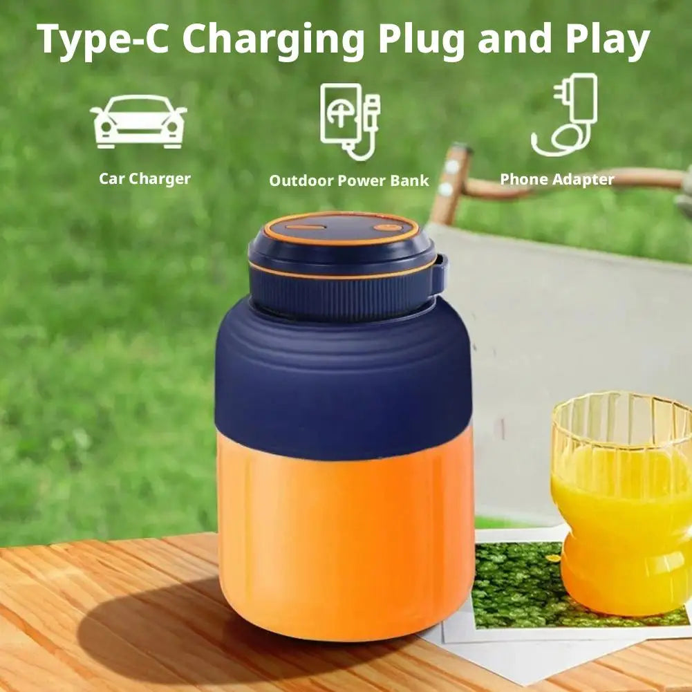1300ml Portable Fruit Juice Blenders Summer Personal Electric Mini Bottle Home USB Juicer Cup Machine For Smoothies/Ice/ Fruits