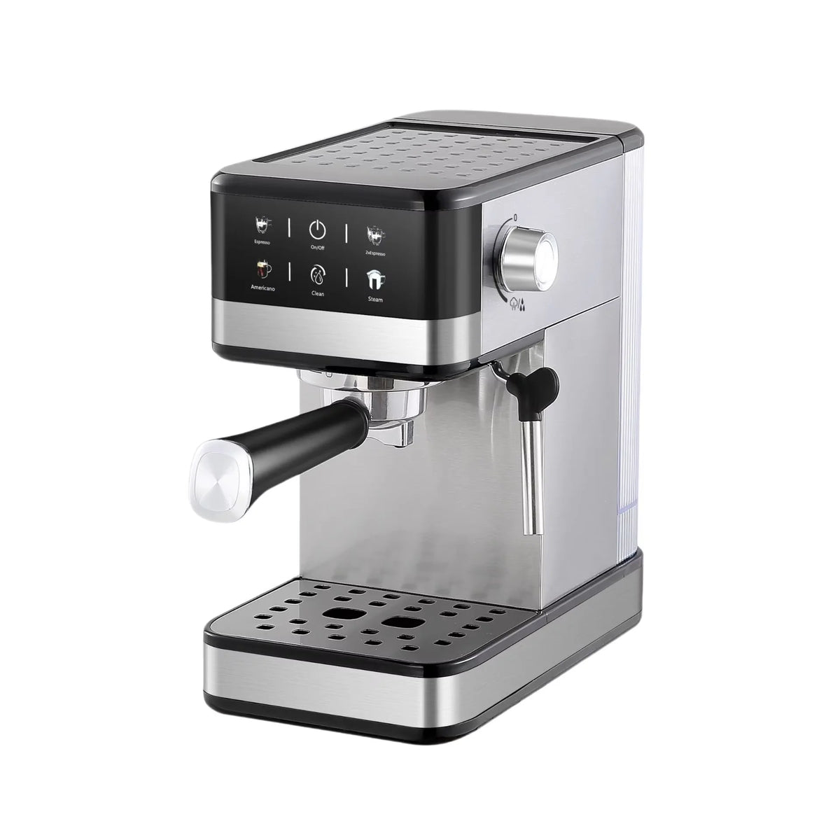 20Bar Semi-Automatic Espresso Machine with Steam Milk Frother - Compact for Home Use, Smart Temperature Control, Home Coffee Mak
