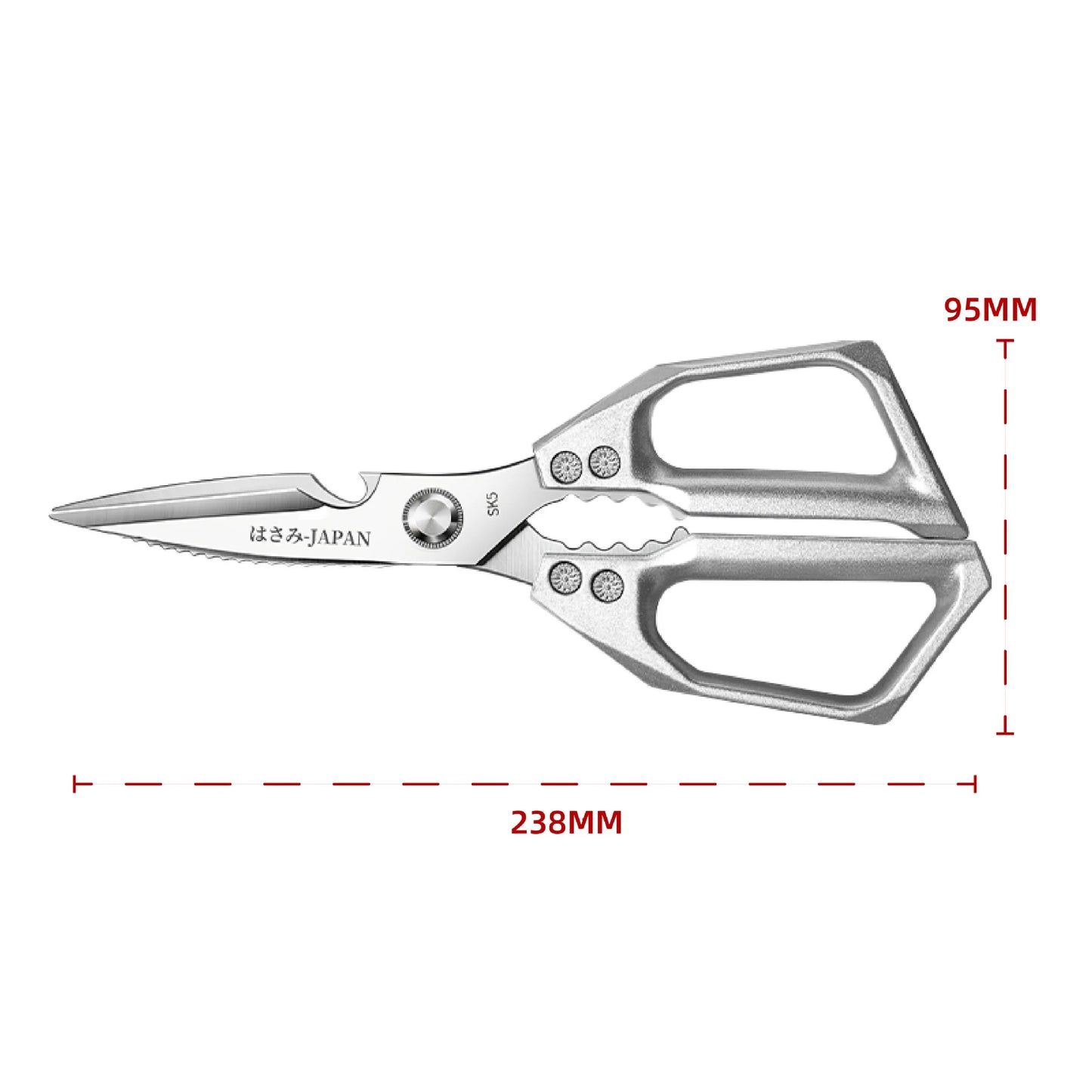 Sharp Stainless Steel Kitchen Scissors Poultry Shears Fish Bone Remover Multifunctional Meat Food Cutter Scissors For Kitchen