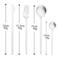 4Pcs black Gold Matte Cutlery Set Stainless Steel Dinnerware Silverware Flatware Set Home Knife Fork Spoon Picnic Tableware Set