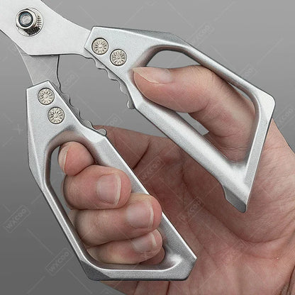 WXCOO Kitchen Scissors Heavy Duty Stainless Steel Cutter Professional Chicken Bone Meat Fish Turkey Vegetables Scissors