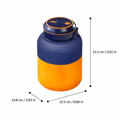 1300ml Portable Fruit Juice Blenders Summer Personal Electric Mini Bottle Home USB Juicer Cup Machine For Smoothies/Ice/ Fruits