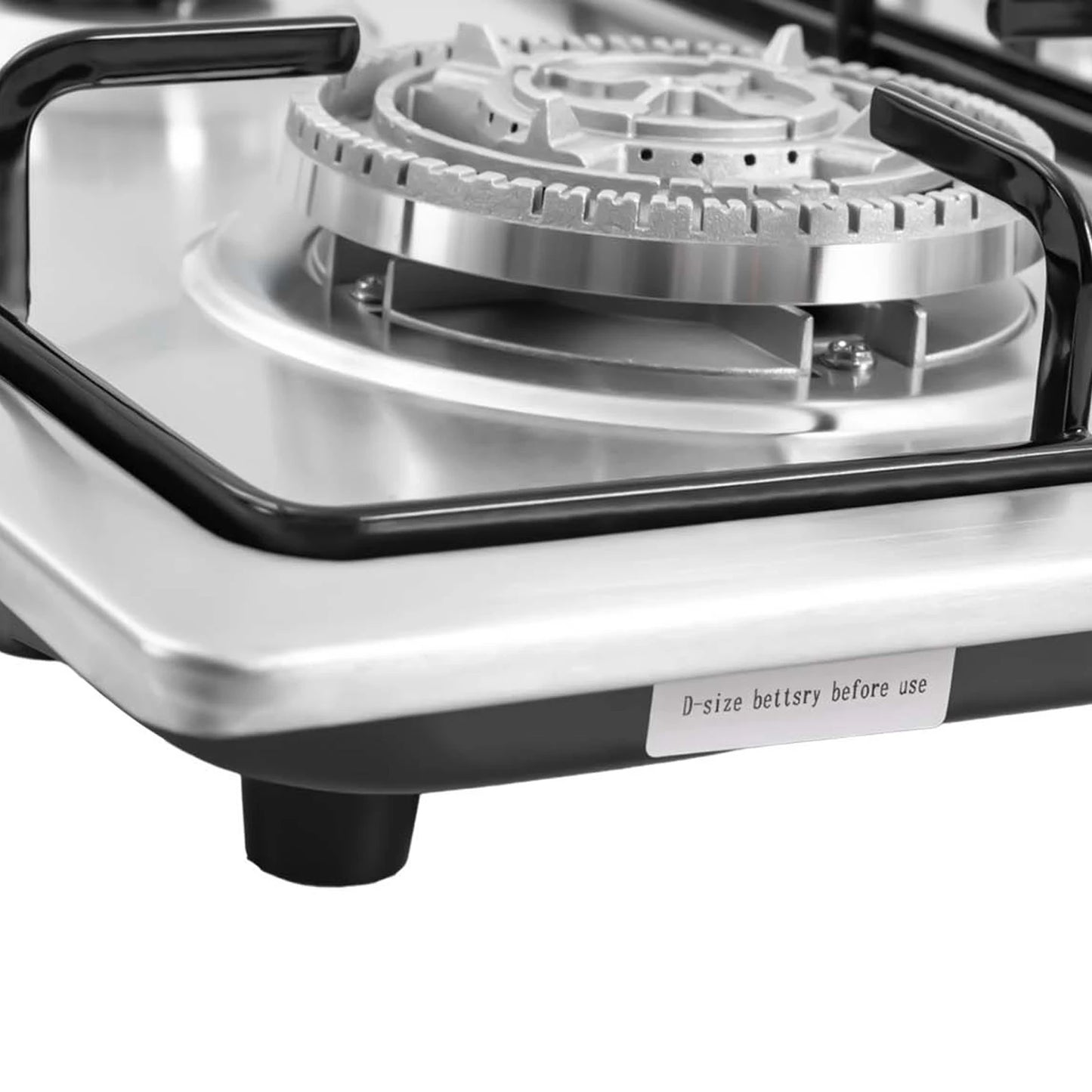 4 Burners Stainless Steel Gas Stove,  22″x20″ Built-In Natural Gas Cooktop  Gas Stove Top with Sealed Burner, Pulsed Ignition, Thermocouple Protection