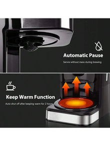 SOKANY Programmable Drip Coffee Maker 12 Cup With 24H Timer Strong Brew LCD Display Keep Warm Auto Shut Off for Home Kitchen