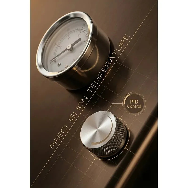 STLF Manual lever coffee machine for easy operation with 9 bar pressure gauge for E61 filter handle
