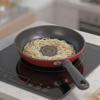 Pan non-stick pan universal induction cooker gas stove suitable for household fried eggs steak pancake pan small wok frying pan.