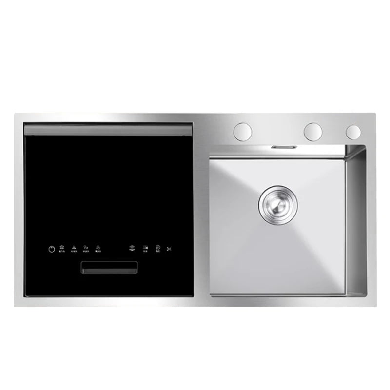 Compact Top Load Dishwasher, 4 Sets Capacity Stainless Steel Dish Washer, 3-in-1 Odor-Free Storage with Child Lock, Heavy Duty