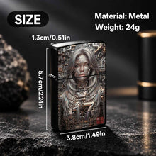 Futuristic Cyber Geometric Constructed Figure Lighter, Unique Artistic Design Trendy Item, Perfect For Lighting Incense Candles, Outdoor Trips And Various Daily Scenarios, Exquisite Portable High Aesthetic Practical Gift For