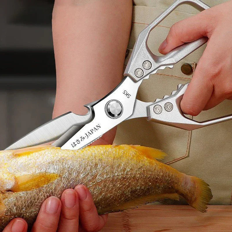 Sharp Stainless Steel Kitchen Scissors Poultry Shears Fish Bone Remover Multifunctional Meat Food Cutter Scissors For Kitchen