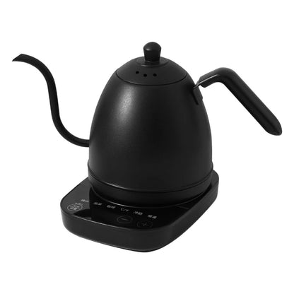 800ml Gooseneck Electric Kettle Hand Brew Coffee Pot Teapot 304 Stainless Steel Water Jug Slender Mouth Hand Brewing Pot 1000W