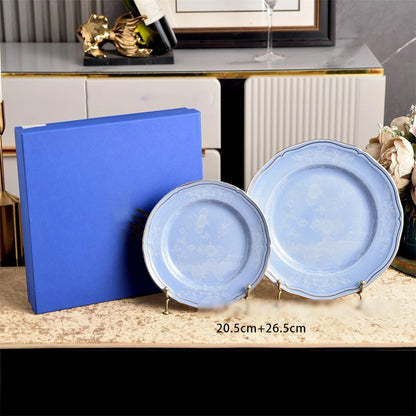 Italian Ceramic Mug Plate Tableware Afternoon Tea Coffee Cup And Saucer Kitchen Accessories Western Food Tableware Set