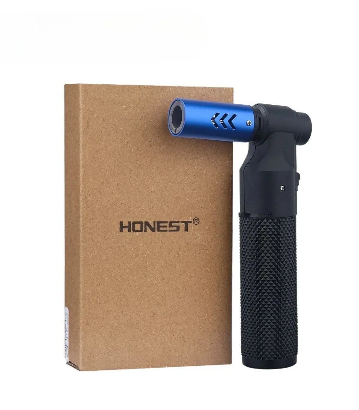 HONEST Gas Jet Butane Cigar Lighter Windproof Kitchen BBQ Metal Jewelry Welding Torch for Outdoor Camping