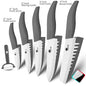 Ceramic Knives Set Kitchen knives 3 4 5 6 inch Chef knife +peeler with holder white zirconia blade Multi-color Handle
