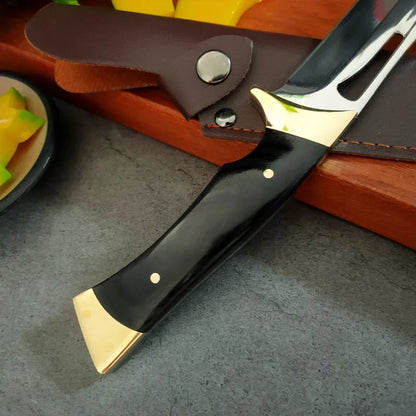 Stainless Steel Professional Butcher Knife Boning Utility Knife Kitchen Forged Handmade Knife Wooden Handle Kitchen Accessories