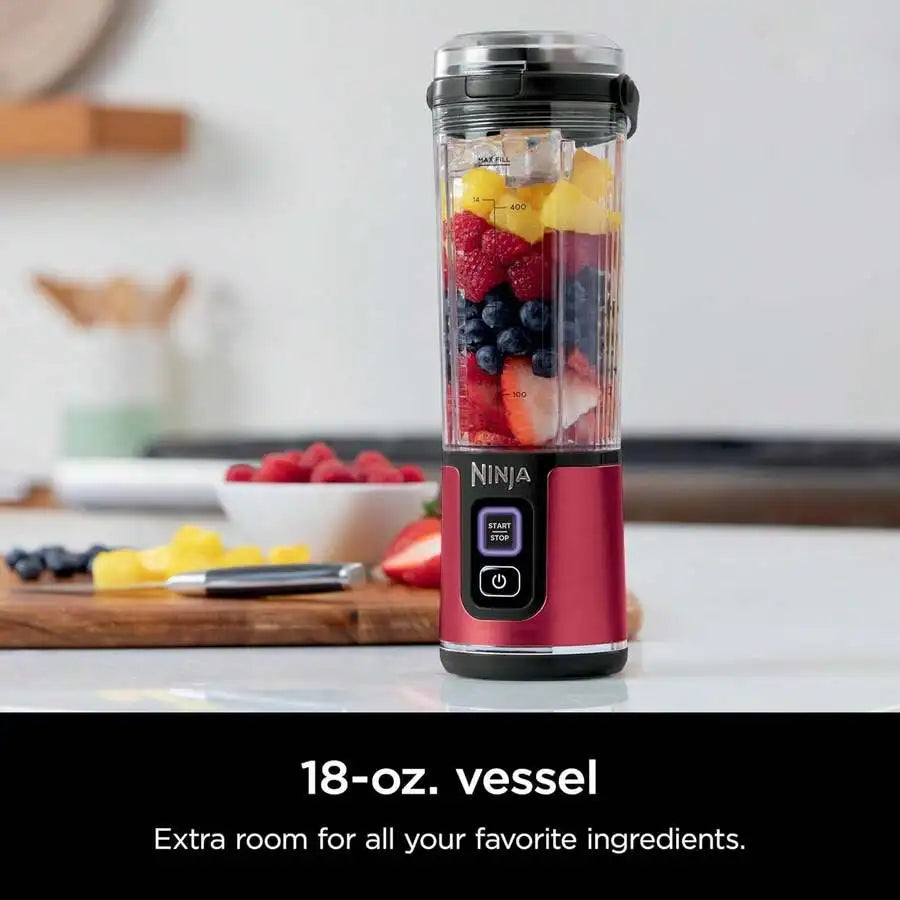 Blast Portable Blender & Accessories, Cordless, 18 Oz. Vessel, Personal Blender For Shakes & Smoothies, Leakproof Lid & Sip Spou