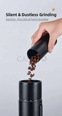 CAFOVO G248C-N Professional Espresso Grinder 48mm 7 core Single Dosing Electrical Coffee Bean Grinder Mill Machine for Barista