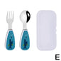 2Pcs Toddler Utensils Cute Toddler Feeding Spoon And Fork Set 304 Steel Cartoon Spoon And Fork Set
