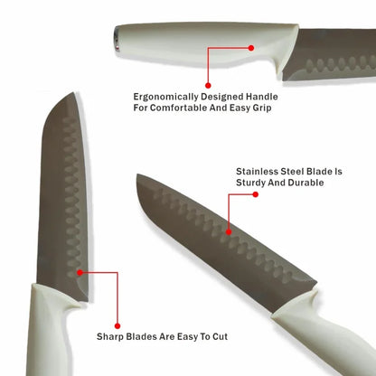 15 Pcs Stainless Steel Kitchen Knife Set with Block & Cutting Board, Ultra Sharp Chef Knives for Home Cooking