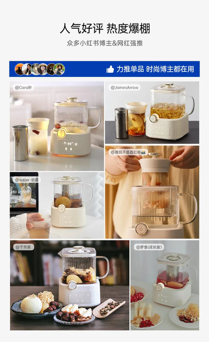 all-glass health pot constant temperature household multi-functional office small electric ceramic stove to make scented tea