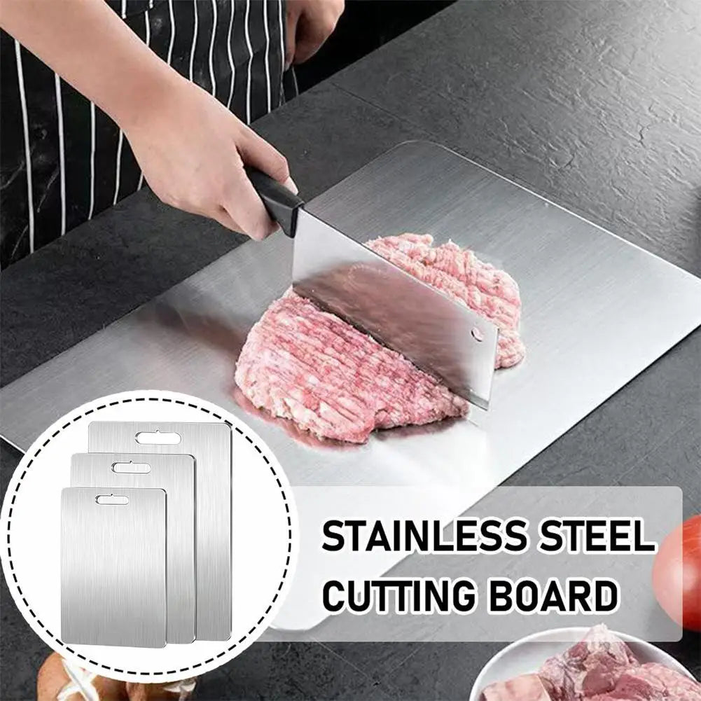 304 Stainless Steel Cutting Board Kitchen Household And Panel Mildew-proof Cutting Board Stainless Steel Cutting Board