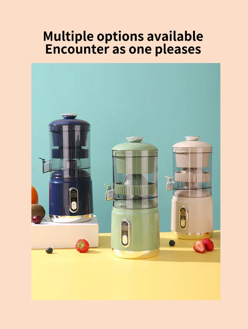 Extractor Fully Automatic Fruit Household Juicer Portable Juice Machine Residue Separation Bidirectional Spiral Fruit Juicer Cup