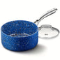 1PCS Saucepan with Lid, Ultra Nonstick Sauce Pan with Lid, 1qt Small Pot, Granite Nonstick Saucepan 1 quart