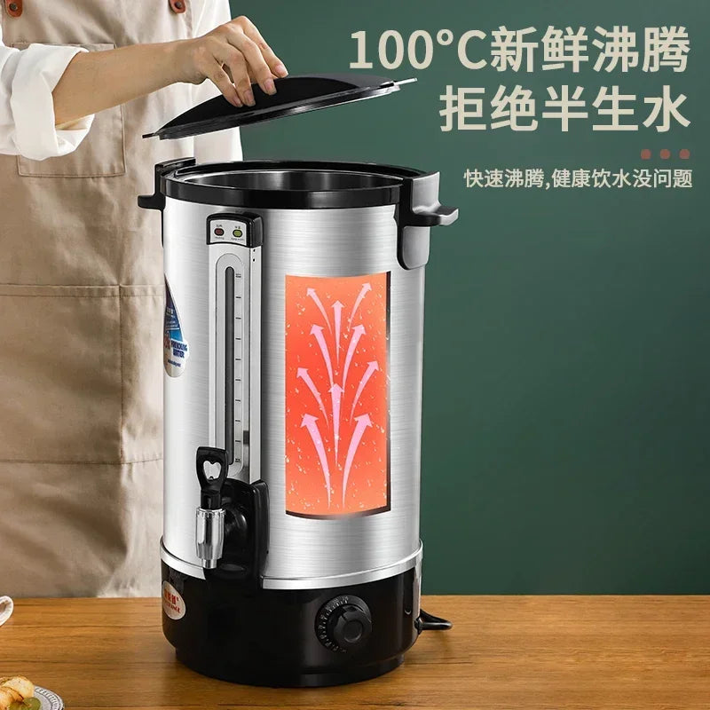 Commercial Precision Temperature Control Insulation Bucket, Stainless Steel Electric Water Bucket, Large Capacity
