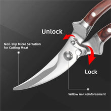 Stainless Steel Chicken Bone Scissors Household Powerful Multifunction Shear Chicken Bone Seafood Kitchen Tool Scissors