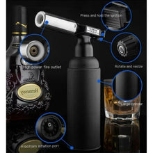 HONEST 1800° Super Large Flame High Temperature Welding Gun Butane Gas Spitfire Gun Lighter Outdoor BBQ Kitchen Cigar Lighters