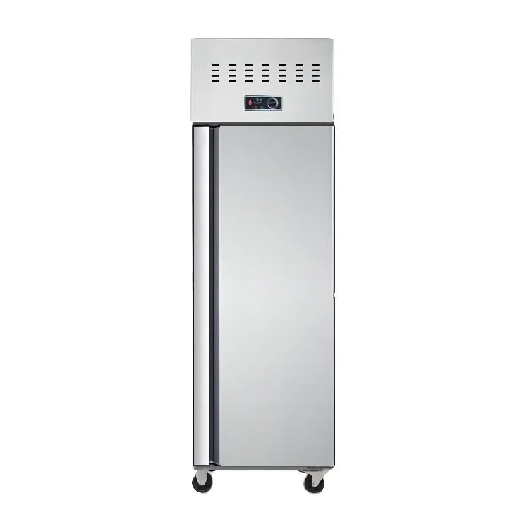 2025 Commercial 4-Door Stainless Steel Refrigerator - Single Temperature Zone, Heavy Duty for Restaurants & Retail Shops
