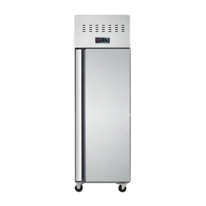 2025 Commercial 4-Door Stainless Steel Refrigerator - Single Temperature Zone, Heavy Duty for Restaurants & Retail Shops
