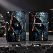 Cyber Virtual Figure Art Print Lighter, Trendy Sci-Fi Vibe Portable Daily Gear, Fits Commute Travel Gatherings All Scenarios, Stylish Unique Practical Carry Item, Ideal Exquisite Gift For Mates Family On Various Occasions A H