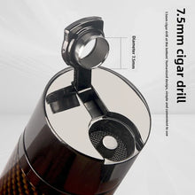 HONEST Windproof Metal Jet Flame Torch Lighter, Refillable Multi-Use for Cigar Welding Moxibustion Outdoor