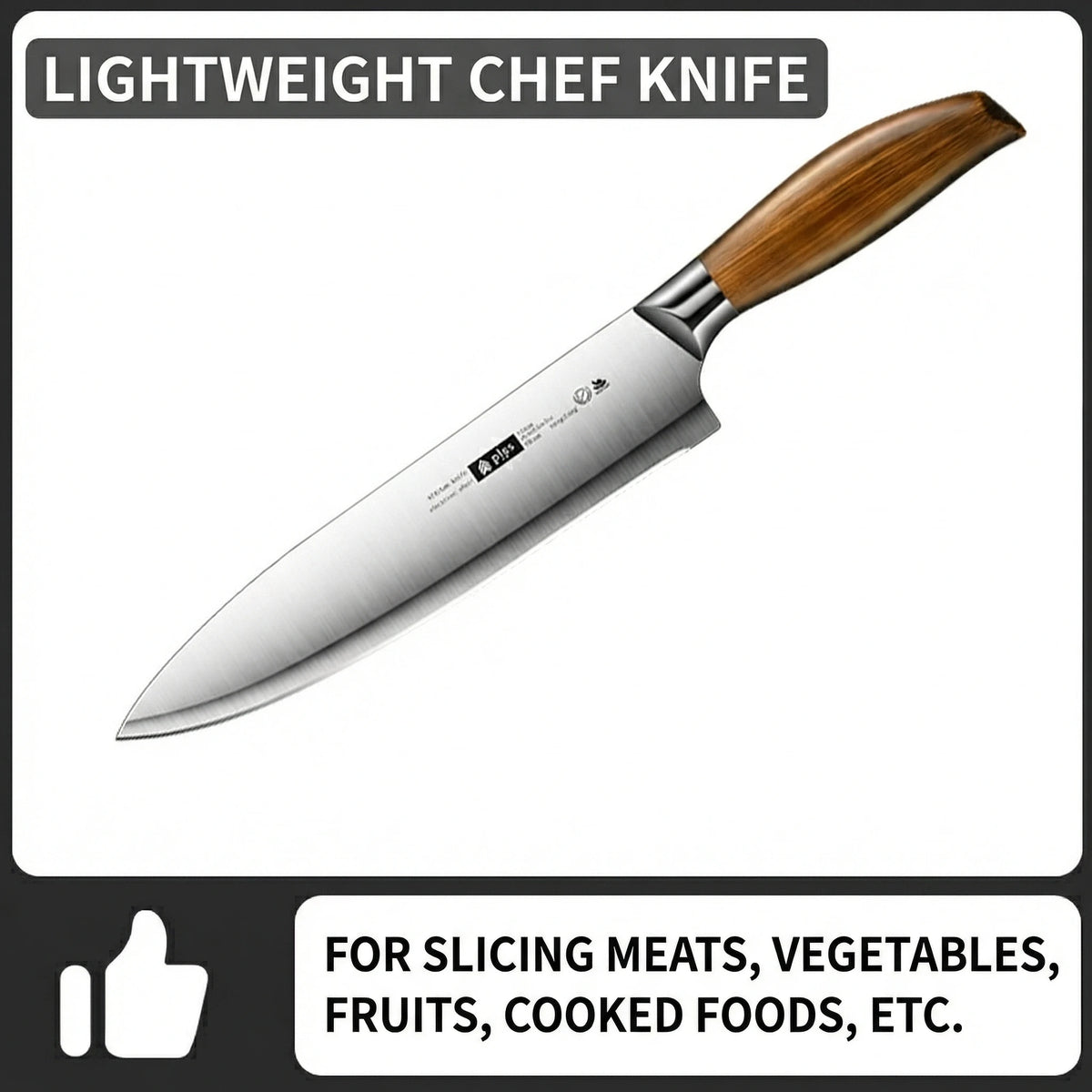 New Upgaded Complete 4-Piece Knife Set with Box - Stainless Steel Cleaver, Chef, Slicing & Paring Knives for All Kitchen Needs