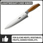 New Upgaded Complete 4-Piece Knife Set with Box - Stainless Steel Cleaver, Chef, Slicing & Paring Knives for All Kitchen Needs