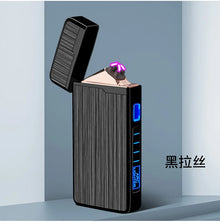 Plasma Dual ARC Touch Sensitive Lighter USB Rechargeable Windproof Flameless Lighter Gift for Men