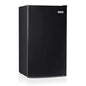 Mini fridge for homes, dorms offices: 3.2 cu.ft with freezer, stainless steel, silver, temperature control, glass shelves, comp