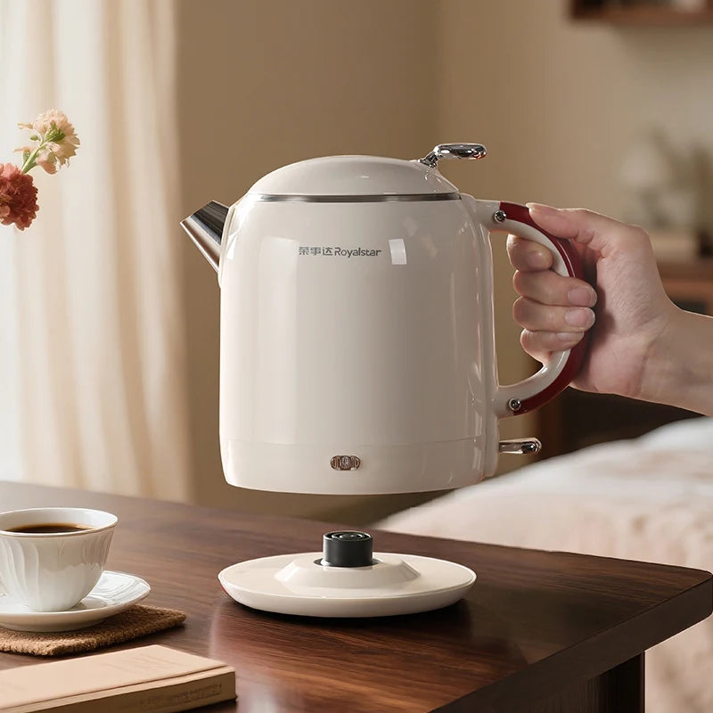 1355W Electric Kettle Portable 304 Stainless Steel Quick Boiling Kettle Teapot Home Thermos Kettle Automatic Power-Off 1000ml