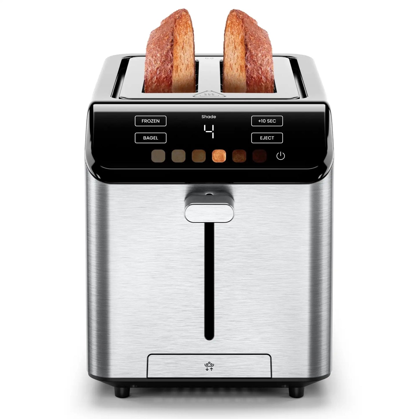 Smart Touch 2 Slice Digital Toaster with 6 Touchscreen Shade Settings – Stainless Steel
